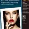 Papier<Epson Archival Matte Paper, DIN A3+, 189g/m2, 50 Sheets