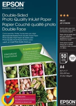 Papier<Epson Double sided Photo Quality Inkjet Paper 50 sheets