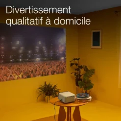 Projecteurs<Epson EF-21G, Mini projecteur laser, 1 000 lumens, Affichage jusqu’à 150 pouces, Google TV™ et haut-parleur Bluetooth, Portable