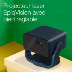 Projecteurs<Epson EF-22N, Mini projecteur laser, 1 000 lumens, Affichage jusqu’à 150 pouces, Google TV™ et haut-parleur Bluetooth, Portable