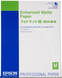 Papier<Epson Enhanced Matte Paper, DIN A3+, 192g/m2, 100 Sheets
