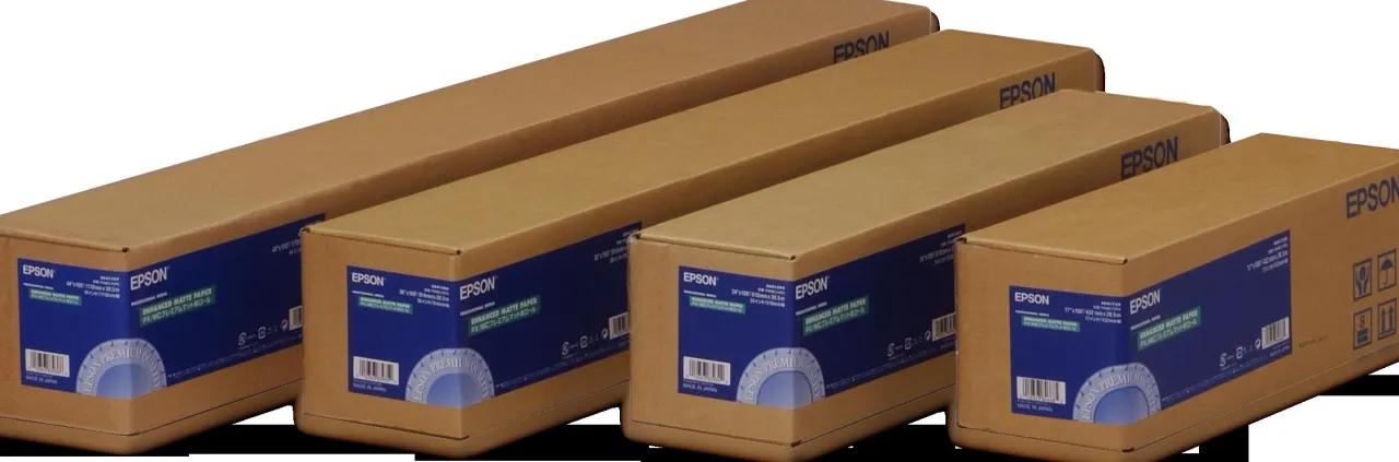 Papier<Epson Enhanced Matte Paper, 17" x 30,5 m, 189g/m2