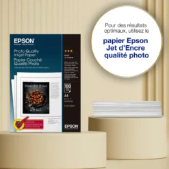 Papier<Epson A4 Photo Quality Inkjet Paper 102gsm, 100 sheets