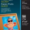 Papier<Epson Glossy Photo Paper (100 x 150mm), 200gsm, 100 sheets