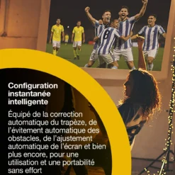 Projecteurs|Dernières Offres<Epson Lifestudio Flex Plus EF-72, Projecteur Smart TV Portable 4K PRO-UHD, 3LCD x RGB-LED, Sound by Bose, Google TV, Écran 150