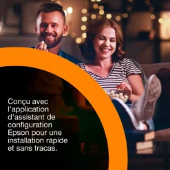 Projecteurs|Dernières Offres<Epson Lifestudio Grand Plus EH-LS970B, noir métallique, projecteur laser intelligent à ultracourte focale, résolution home cinéma 4K, Sound by Bose, Google TV