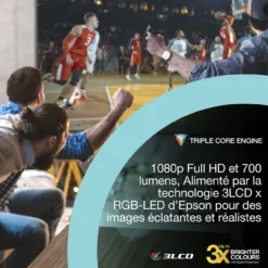 Projecteurs|Dernières Offres<Epson Lifestudio Pop EF-61G vert glacé, Projecteur portable qualitatif, Sound by Bose, Google TV, HD intégrale, Utilisation en intérieur/extérieur, Garantie de 5 ans*