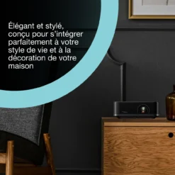 Projecteurs<Epson Lifestudio Pop Plus EF-62B, Projecteur portable qualitatif, Sound by Bose, Google TV, 4K Pro UHD, Utilisation en intérieur/extérieur, Garantie de 5 ans*