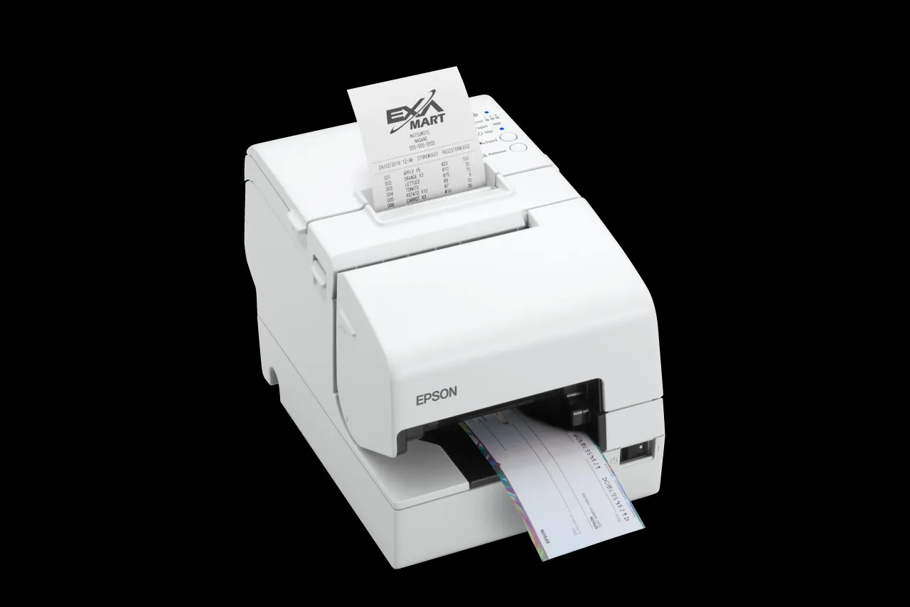 Imprimantes|Imprimantes Pour Points De Vente<Epson TM-H6000V-213P0: P-USB, MICR, White
