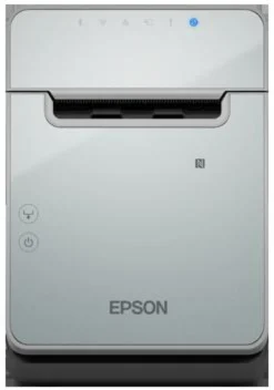 Imprimantes Pour Points De Vente|Imprimantes<Epson TM-L100 (121): USB + Ethernet + Lightning + BT, Black, PS, EU, Liner-Free