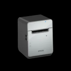 Imprimantes Pour Points De Vente|Imprimantes<Epson TM-L100 (121): USB + Ethernet + Lightning + BT, Black, PS, EU, Liner-Free