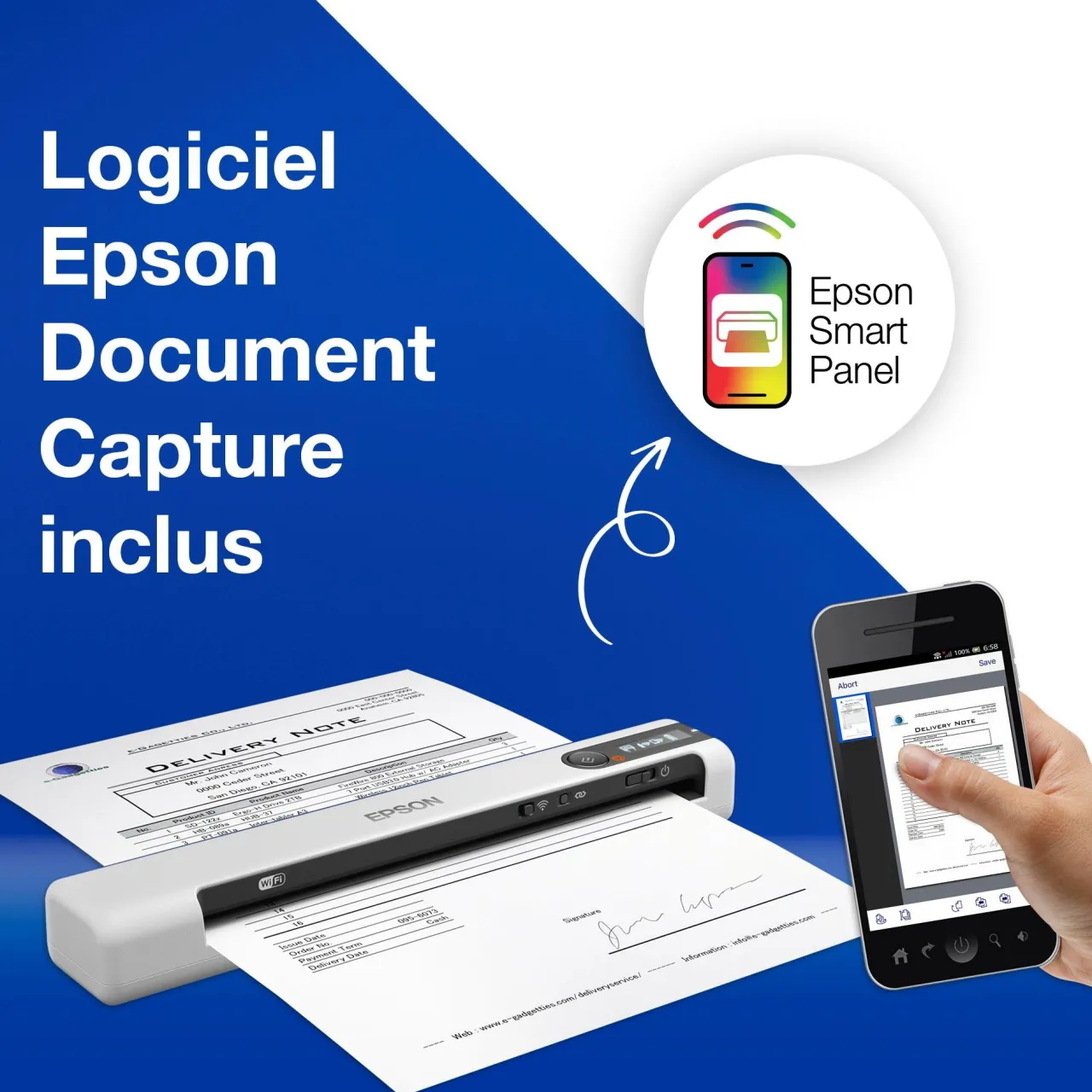 Scanners|Dernières Offres<Epson WorkForce DS-70