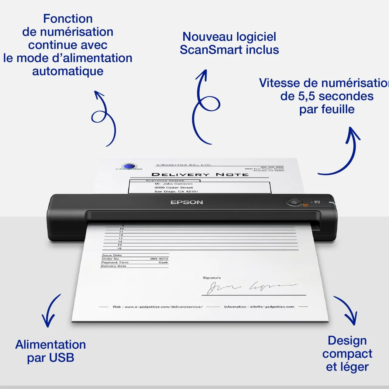 Scanners|Dernières Offres<Epson Workforce ES-50
