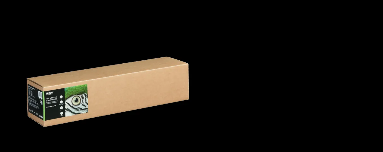 Papier<Epson Fine Art Cotton Smooth Bright II, 24" x 15m