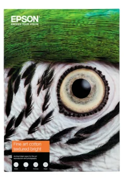 Papier<Epson Fine Art Cotton Textured Bright A4 25 Sheets