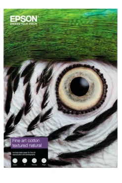 Papier<Epson Fine Art Cotton Textured Natural II, A3+ 25 Sheets