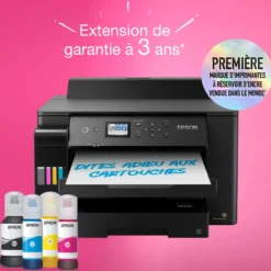 Imprimantes<Epson Imprimante A3+ EcoTank ET-16150 avec réservoirs d’encre et Wi-Fi
