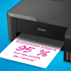 Imprimantes<Epson Imprimante A4 Wi-Fi EcoTank ET-1810 équipée de réservoirs d’encre, avec jusqu’à 3 ans d’encre inclus