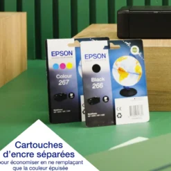 Imprimantes<Epson Imprimante Jet d’Encre A4 portable monofonction WorkForce WF-110W