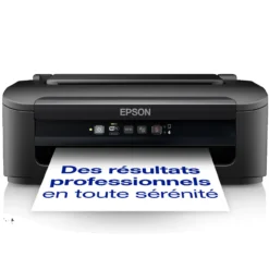 Imprimantes<Epson Imprimante Jet d’Encre A4 WorkForce WF-2110W avec connexion Wi-Fi et Ethernet