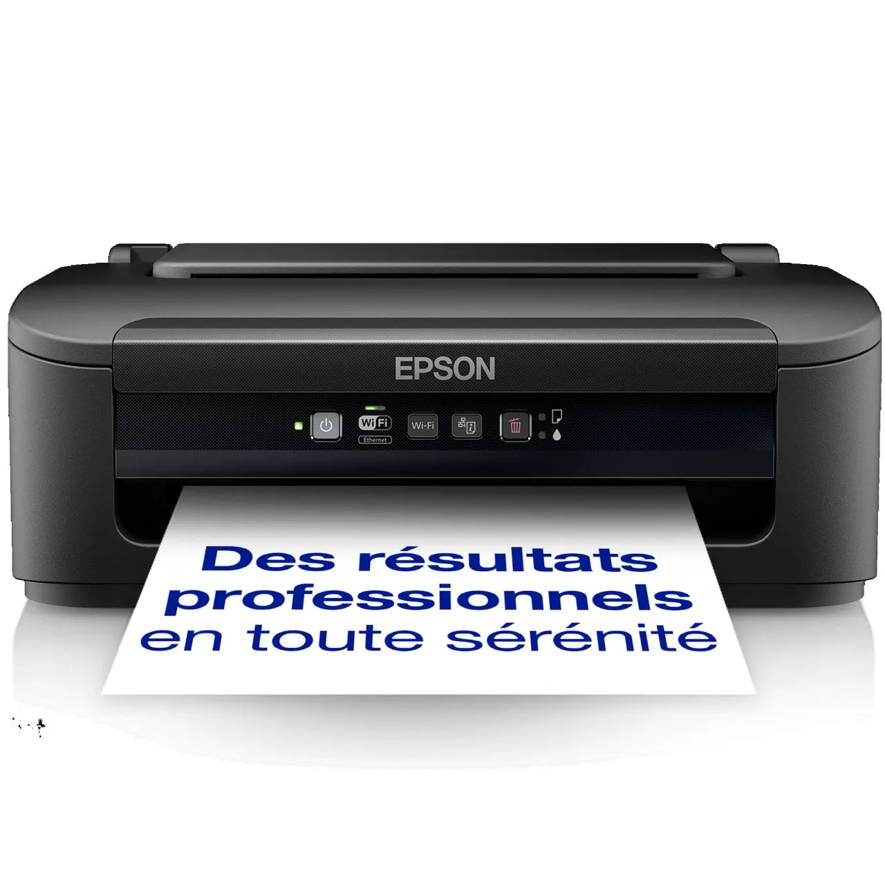 Imprimantes<Epson Imprimante Jet d’Encre A4 WorkForce WF-2110W avec connexion Wi-Fi et Ethernet