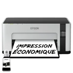 Imprimantes<Epson Imprimante monochrome A4 EcoTank ET-M1120 avec réservoir d’encre et Wi-Fi