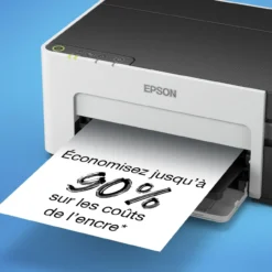 Imprimantes<Epson Imprimante monochrome A4 EcoTank ET-M1120 avec réservoir d’encre et Wi-Fi