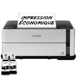 Imprimantes<Epson Imprimante monochrome A4 EcoTank ET-M1170 avec réservoir d’encre et Wi-Fi