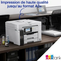 Imprimantes<Epson Imprimante multifonction A3 EcoTank ET-16680 avec Wi-Fi, réservoirs d’encre, scanner, copie et fax