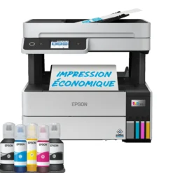 Imprimantes<Epson Imprimante multifonction A4 EcoTank ET-5150 avec réservoir d’encre et Wi-Fi