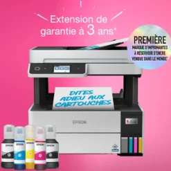 Imprimantes<Epson Imprimante multifonction A4 EcoTank ET-5150 avec réservoir d’encre et Wi-Fi