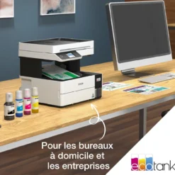Imprimantes<Epson Imprimante multifonction A4 EcoTank ET-5150 avec réservoir d’encre et Wi-Fi