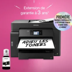 Imprimantes<Epson Imprimante multifonction A3 EcoTank monochrome ET-M16600 avec Wi-Fi, réservoir d’encre, scanner et copie