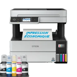 Imprimantes<Epson Imprimante multifonction A4 EcoTank ET-5170 avec Wi-Fi, réservoirs d’encre et fax