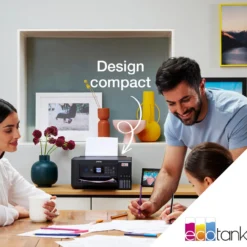 Imprimantes<Epson Imprimante multifonction A4 Wi-Fi EcoTank ET-2851 équipée de réservoirs d’encre, avec jusqu’à 3 ans d’encre inclus