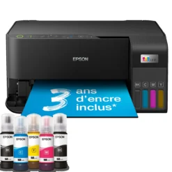 Imprimantes<Epson Imprimante multifonction A4 Wi-Fi EcoTank ET-2830 équipée de réservoirs d’encre, avec jusqu’à 3 ans d’encre inclus