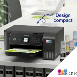 Imprimantes|Dernières Offres<Epson Imprimante multifonction A4 Wi-Fi EcoTank ET-2870 équipée de réservoirs d’encre, avec jusqu’à 3 ans d’encre inclus
