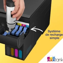 Imprimantes|Dernières Offres<Epson Imprimante multifonction A4 Wi-Fi EcoTank ET-2870 équipée de réservoirs d’encre, avec jusqu’à 3 ans d’encre inclus