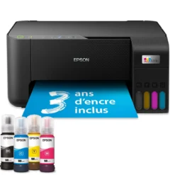 Imprimantes<Epson Imprimante multifonction A4 Wi-Fi EcoTank ET-2865 équipée de réservoirs d’encre, avec jusqu’à 3 ans d’encre inclus