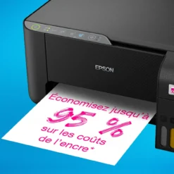 Imprimantes<Epson Imprimante multifonction A4 Wi-Fi EcoTank ET-2860 équipée de réservoirs d’encre, avec jusqu’à 3 ans d’encre inclus