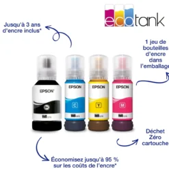 Imprimantes<Epson Imprimante multifonction A3+ Wi-Fi EcoTank ET-15000 équipée de réservoirs d’encre, avec jusqu’à 3 ans d’encre inclus