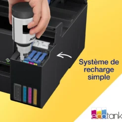 Imprimantes<Epson Imprimante multifonction A3+ Wi-Fi EcoTank ET-15000 équipée de réservoirs d’encre, avec jusqu’à 3 ans d’encre inclus