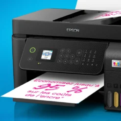 Imprimantes<Epson Imprimante multifonction A4 Wi-Fi EcoTank ET-4800 équipée de réservoirs d’encre, avec jusqu’à 3 ans d’encre inclus