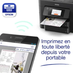 Imprimantes<Epson Imprimante multifonction Jet d’Encre A4 WorkForce WF-4830DTWF