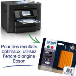 Imprimantes<Epson Imprimante multifonction Jet d’Encre A4 WorkForce WF-4830DTWF