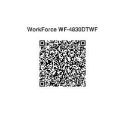 Imprimantes<Epson Imprimante multifonction Jet d’Encre A4 WorkForce WF-4830DTWF