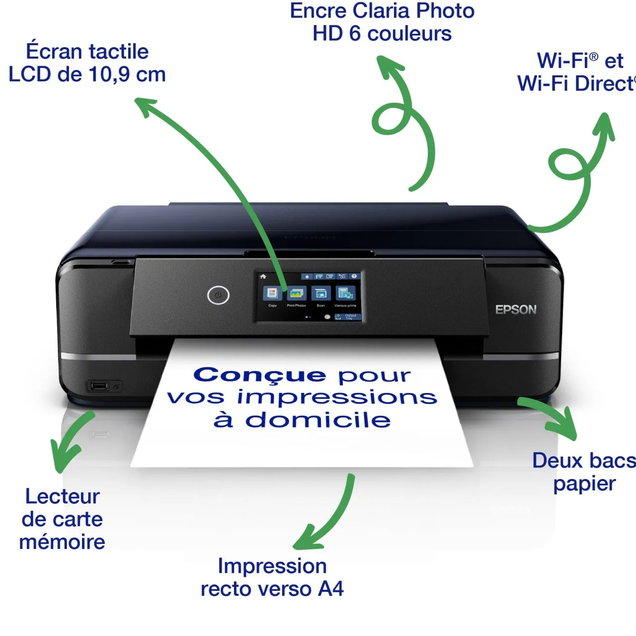 Imprimantes<Epson Imprimante multifonction Jet d’Encre photo A3 Expression XP-970