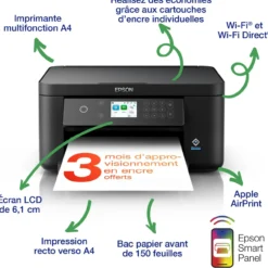 Imprimantes|Dernières Offres<Epson Imprimante multifonction Jet d’Encre A4 Expression XP-5200