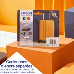 Imprimantes<Epson Imprimante multifonction Jet d’Encre A3 WorkForce WF-7830DTWF et 3 mois d’approvisionnement en encre offerts avec l’abonnement ReadyPrint*