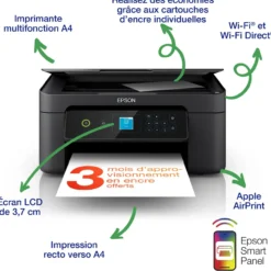 Imprimantes<Epson Imprimante multifonction Jet d’Encre A4 Expression XP-3205